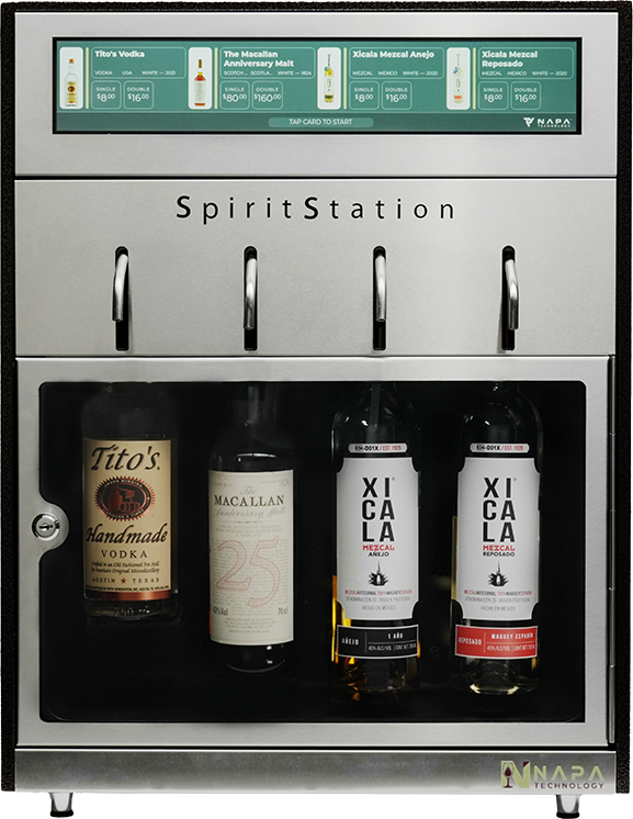 Luxury Liquor Dispensers: The WineStation Preserves and Dispenses Fine Wine  With Style